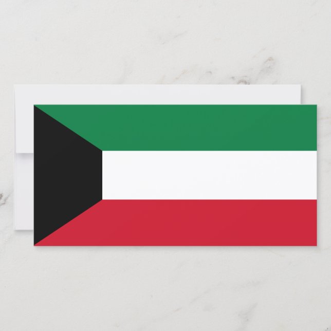 Flag of Kuwait Card (Front)