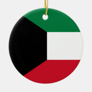 Flag of Kuwait Ceramic Ornament