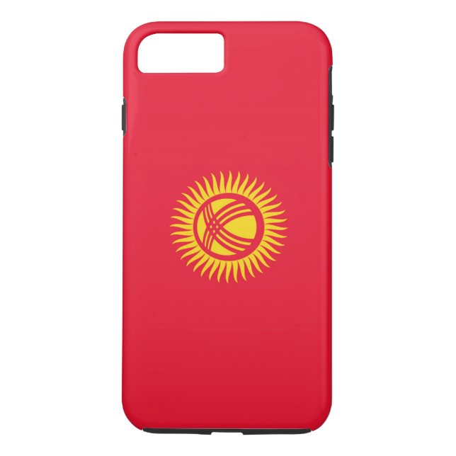 Flag of Kyrgyzstan Case-Mate iPhone Case (Back)
