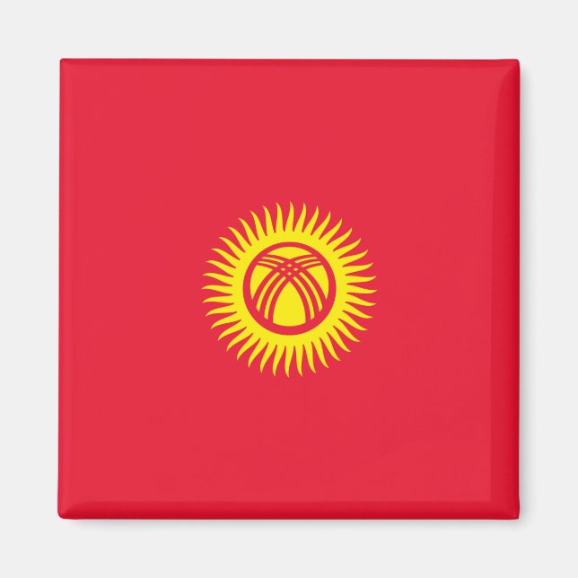 Flag of Kyrgyzstan Magnet (Front)