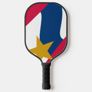 Flag of Lafayette, Indiana Pickleball Paddle