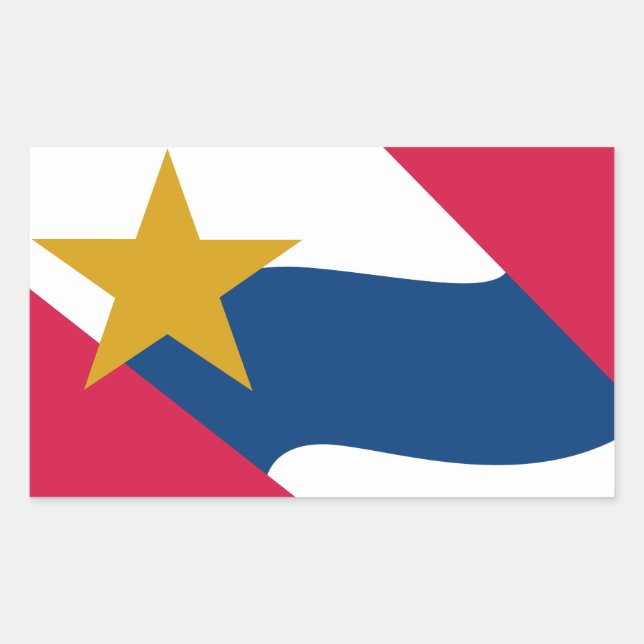 Flag of Lafayette, Indiana Sticker (Front)