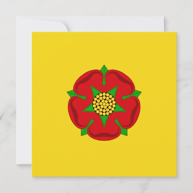 Flag of Lancashire Card (Front)