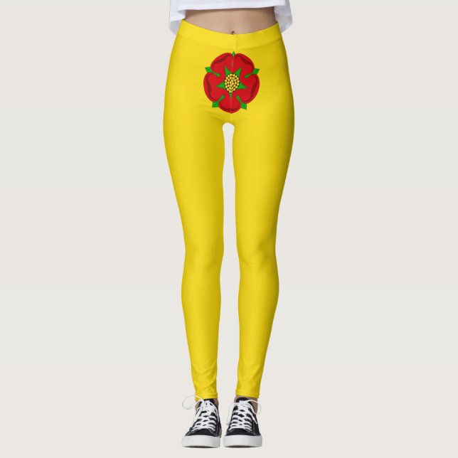 Flag of Lancashire Leggings (Front)