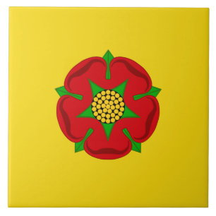 Flag of Lancashire Tile