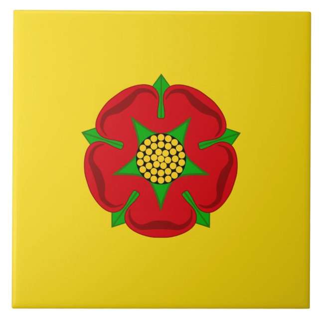 Flag of Lancashire Tile (Front)