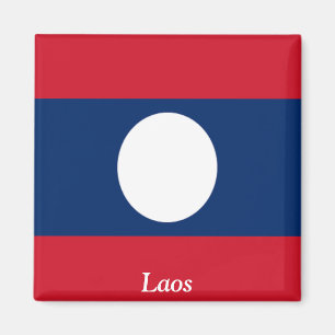 Flag of Laos Magnet