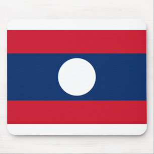 Flag of Laos Mouse Pad