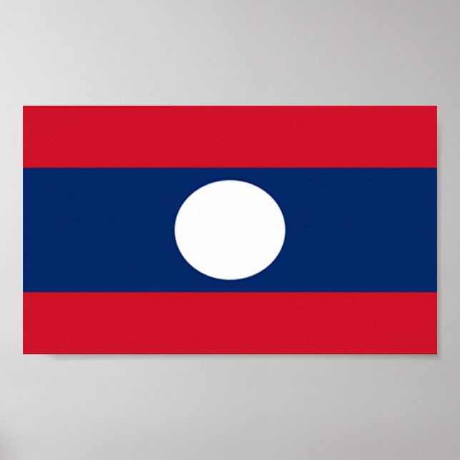 Flag of Laos Poster (Front)
