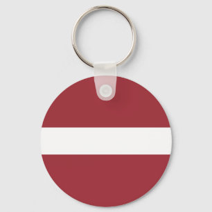 Flag of Latvia Keychain