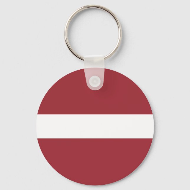 Flag of Latvia Keychain (Front)