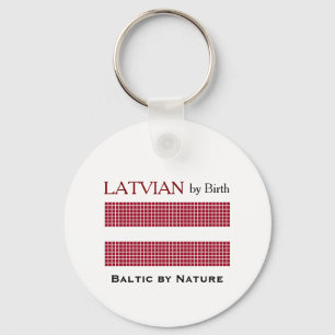 Flag of Latvia Keychain