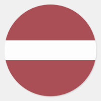 Flag of Latvia Sticker