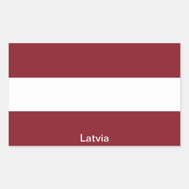 Flag of Latvia Sticker (Front)