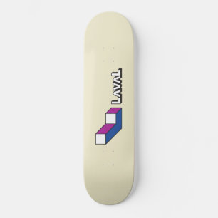 Flag of Laval (Quebec, Canada) Skateboard