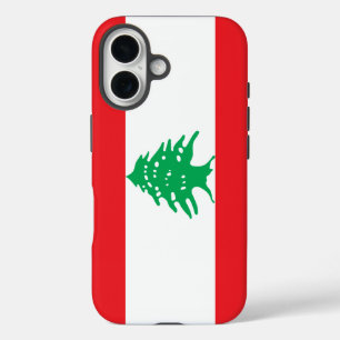 Flag of Lebanon iPhone 16 Case
