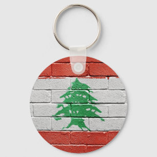 Flag of Lebanon Keychain