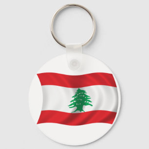 Flag of Lebanon Keychain
