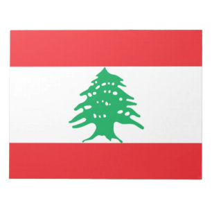 Flag of Lebanon Notepad