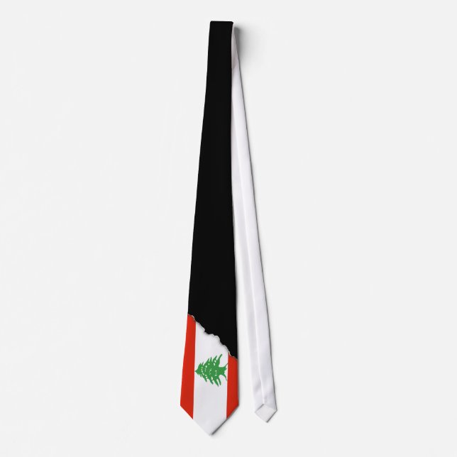 Flag of Lebanon Tie (Front)