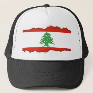 Flag of Lebanon Trucker Hat