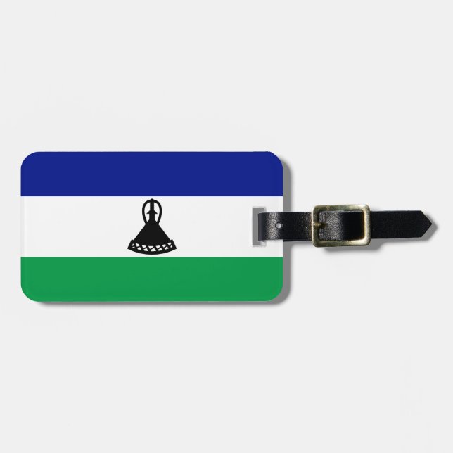 Flag of Lesotho Luggage Tag (Front Horizontal)