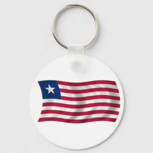 Flag of Liberia Keychain
