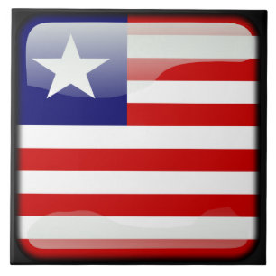 Flag of Liberia Tile