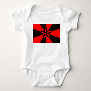 Flag of Libertarian Socialism Baby Bodysuit