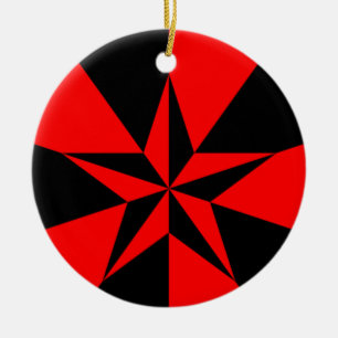 Flag of Libertarian Socialism Ceramic Ornament