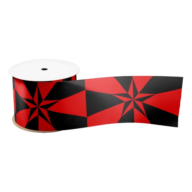 Flag of Libertarian Socialism Satin Ribbon (Spool)