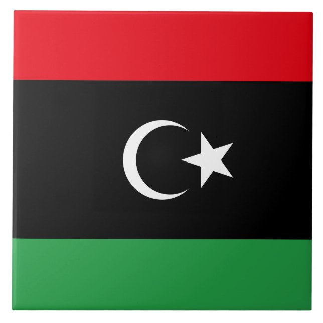 Flag of Libya Tile (Front)