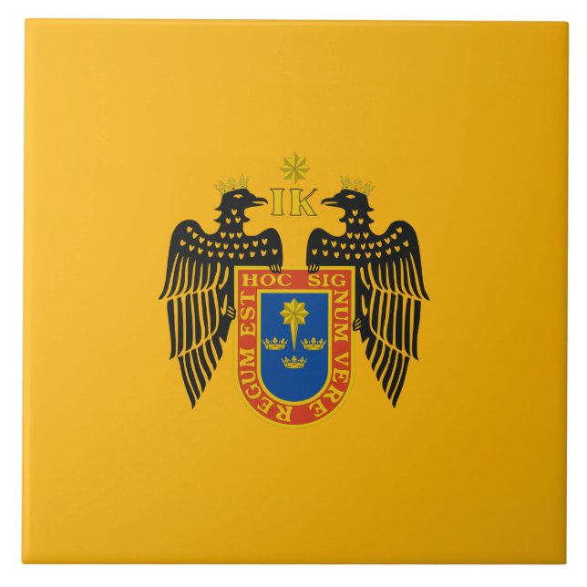 Flag of Lima (Peru) Tile (Front)