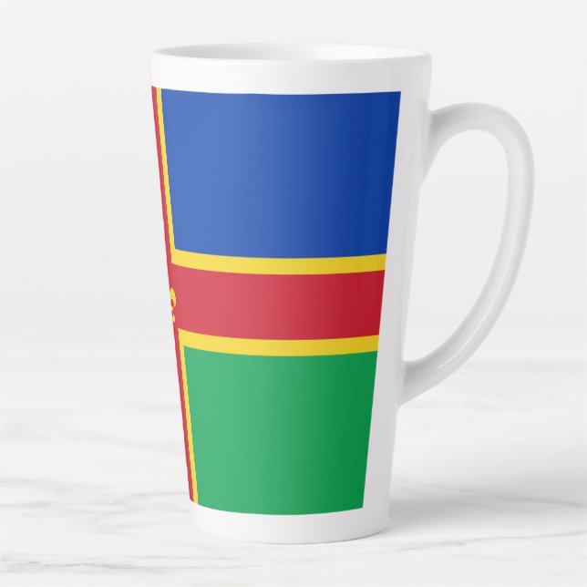 Flag of Lincolnshire Latte Mug (Right)