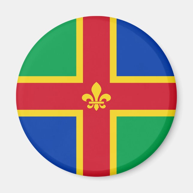 Flag of Lincolnshire Magnet (Front)
