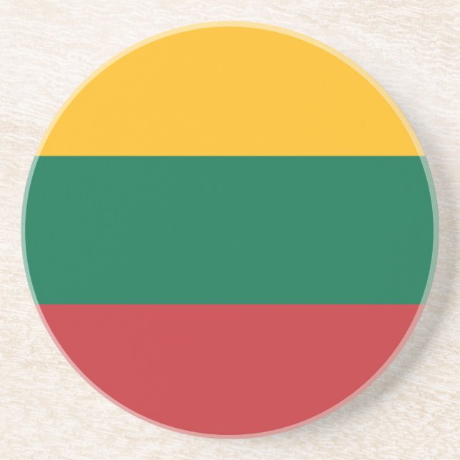 Flag of Lithuania Coaster (Front)