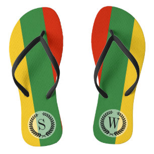 Flag of Lithuania Flip Flops
