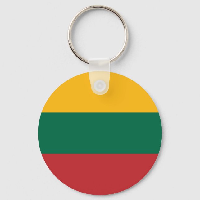 Flag of Lithuania Keychain (Front)