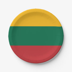 Flag of Lithuania Paper Plates