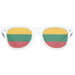 Flag of Lithuania Retro Sunglasses