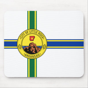 Flag of Little Rock (Arkansas) Mouse Pad