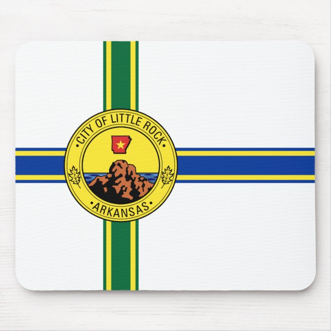 Flag of Little Rock (Arkansas) Mouse Pad (Front)