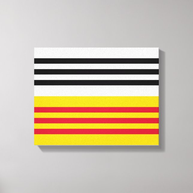 Flag of Loon op Zand Canvas Print (Front)