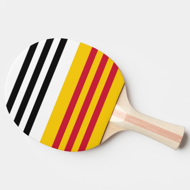Flag of Loon op Zand Ping Pong Paddle (Side)