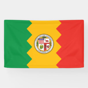 Flag of Los Angeles (California, USA) Banner