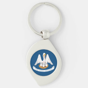 Flag of Louisiana Keychain