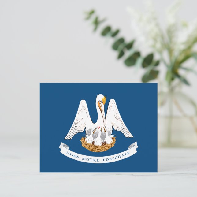 Flag of Louisiana Postcard (Standing Front)