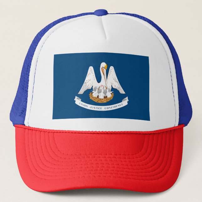 Flag of Louisiana Trucker Hat (Front)