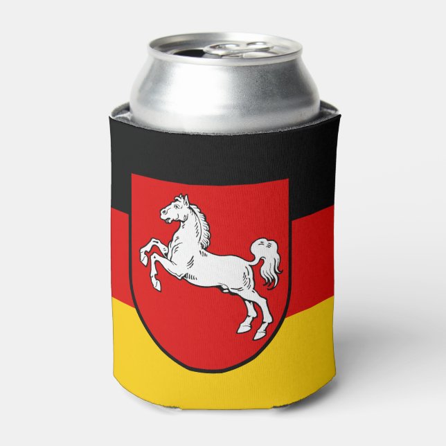 Flag of Lower Saxony Can Cooler (Can Front)