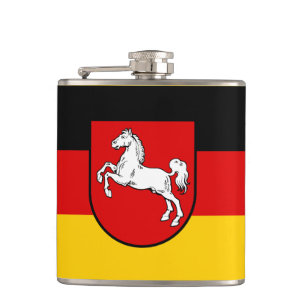 Flag of Lower Saxony Hip Flask